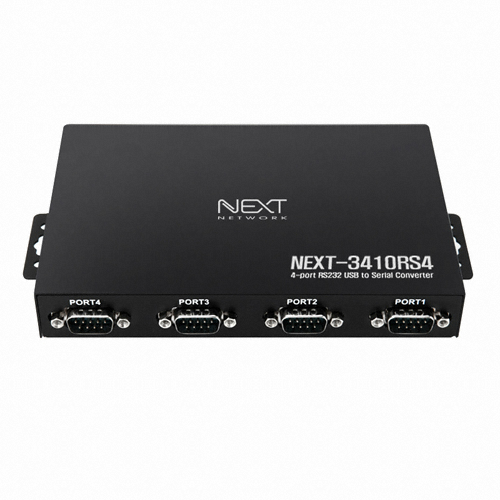 이지넷유비쿼터스 넥스트 4포트 RS232 to USB2.0 시리얼 컨버터 (NEXT-3410RS4)