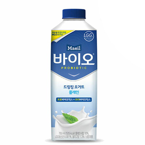 매일유업 바이오 드링킹요거트 플레인 750ml (6개)_이미지