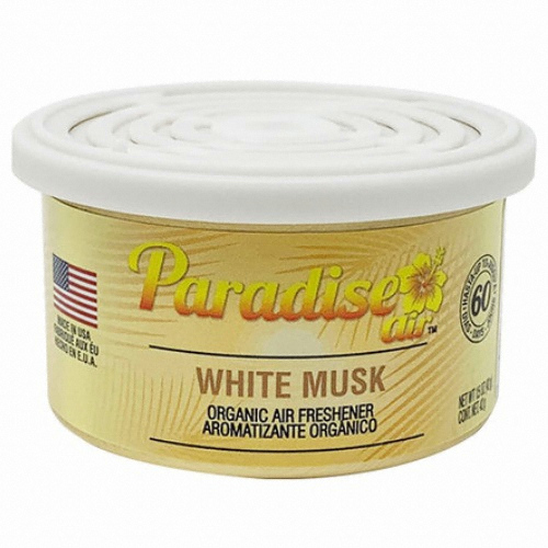 파라다이스에어 오가닉 캔 차량용 방향제 (화이트머스크)