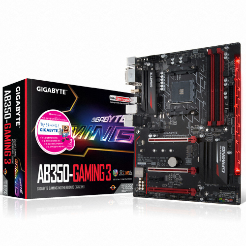 GIGABYTE GA-AB350-Gaming 3 게이밍에디션 제이씨현