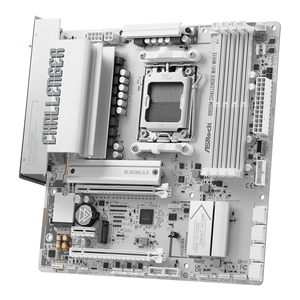 ASRock B850M Challenger WiFi 7 White �����Ƽ����