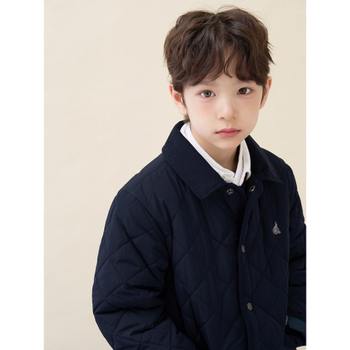 빈폴 키즈 Essential 퀼팅 점퍼 네이비 BI6138UE2R_이미지