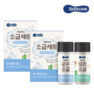 베베쿡 처음먹는 소금세트 80g (2개)