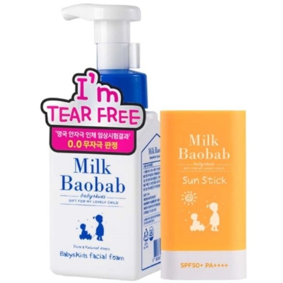 비오클라쎄 밀크바오밥 베이비앤키즈 페이셜 폼 300ml + 선스틱 18g이미지입니다. 누르면 해당 게시물로 새창이동합니다.