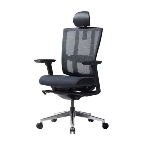 듀오백 브라보 BR-200C 알루미늄베이스 메쉬 사무용 컴퓨터 책상 의자