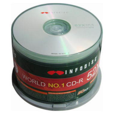 인포디스크 CD-R 700MB 52x 케익 50장_이미지