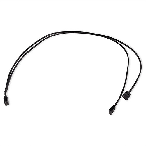 ALPHACOOL Y형 스플리터 ARGB 3pin to 3x3-pin 케이블 (0.6m, 블랙)