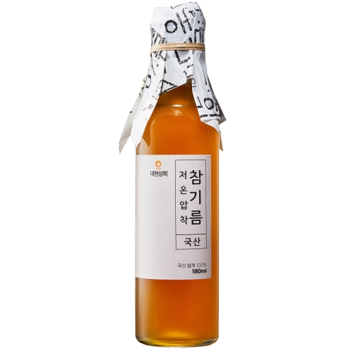 저온압착 국산 참기름 1개 180ml