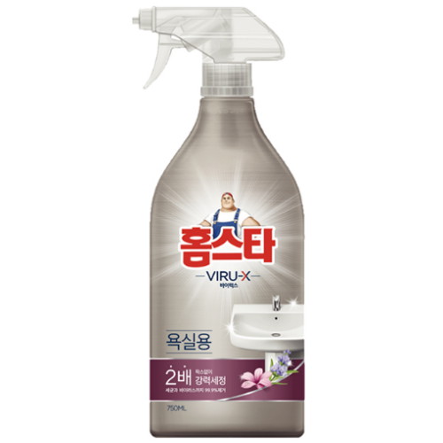 LG생활건강 홈스타 바이럭스 욕실용 세정제 750ml (2개)