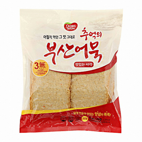 추억의 부산어묵 맛있는 사각 1kg