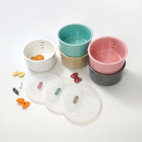 도자기 400ml 이유식 용기