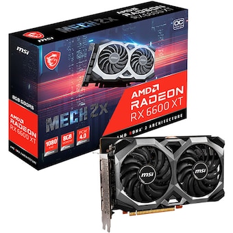 MSI <b>라데온</b> <b>RX</b> <b>6600</b> XT 메크 2X OC V1 D6 8GB