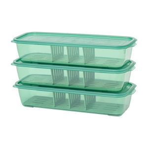 튼튼이 웨이브킵 야채보관통 칸칸이 2L