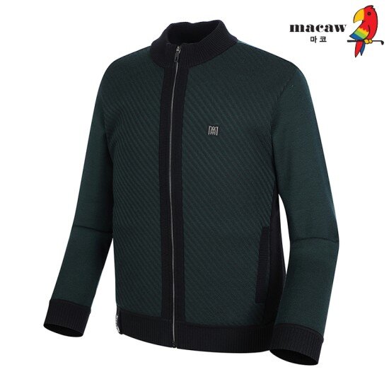 마코 밍크 안감 니트 풀집업 가디건 MMM4SG01