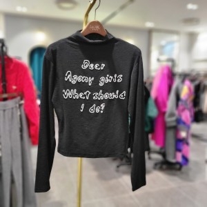 하이넥 슬림핏 롱슬리브 티셔츠 MM11TS304