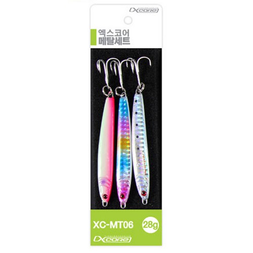 엑스코어 XC-MT01 메탈지그 3종 세트 (28g)_이미지