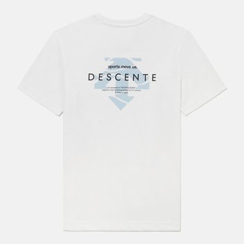 데상트 오버핏 백그래픽 반팔 티셔츠 SR123UTS16