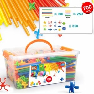 [불명] 레벨4 빨대블럭 700피스 혁신디자인_이미지