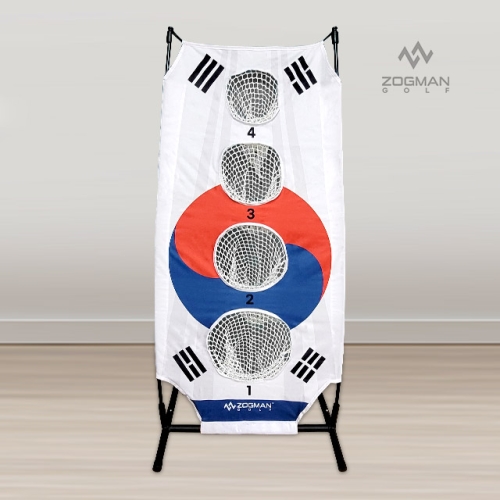 팝나인  조그만 골프 스윙 어프로치 칩샷 치핑 네트 스윙기 도구 용품 연습기 실내 골프 인조 잔디 매트 선물용