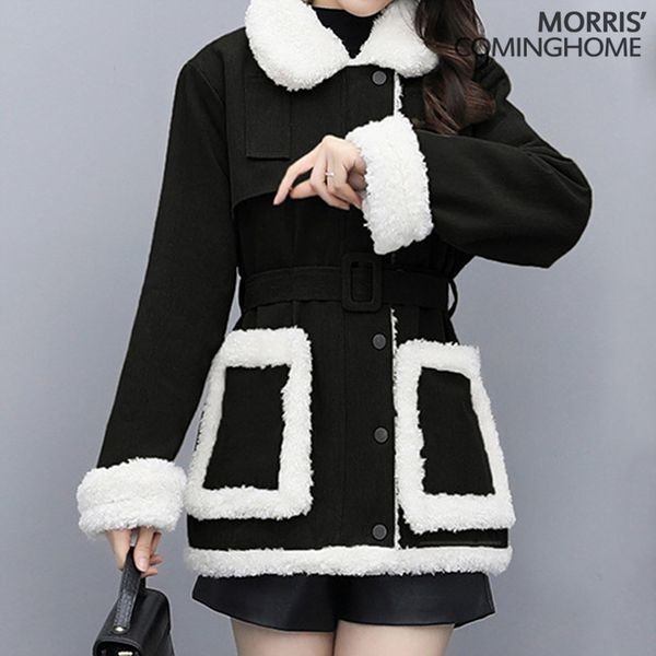 양털안감 벨티드 야상자켓 M2111JK701D