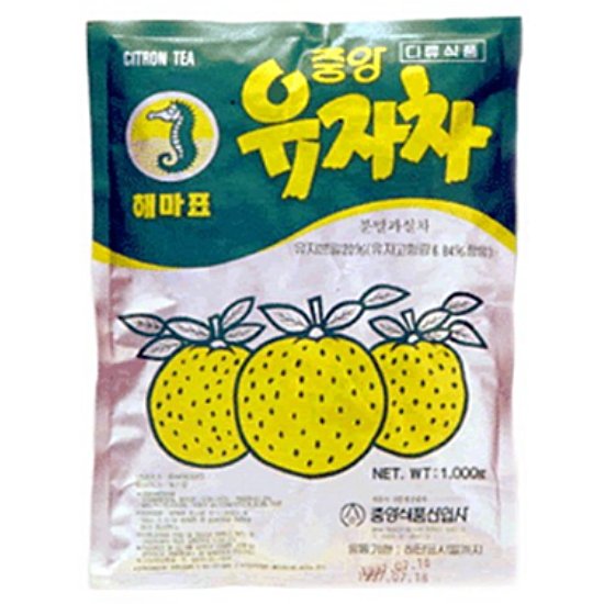 중앙식품 유자차 1kg (12개)