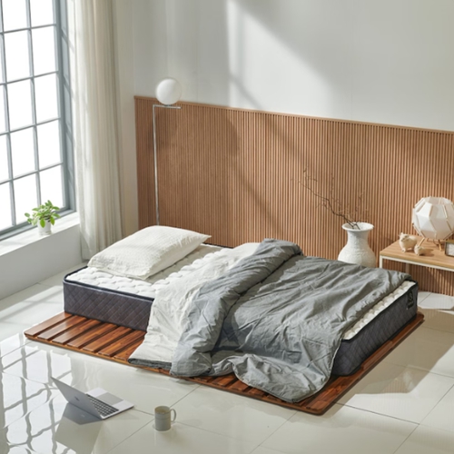 인테리어레시피 고급 원목 아카시아 접이식 매트리스 깔판 K_이미지