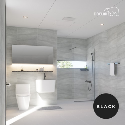 대림바스 하이엔드 블랙 포세린 로톤도 와이드 LED 거울 플랩장형 거실욕실이미지입니다. 누르면 해당 게시물로 새창이동합니다.