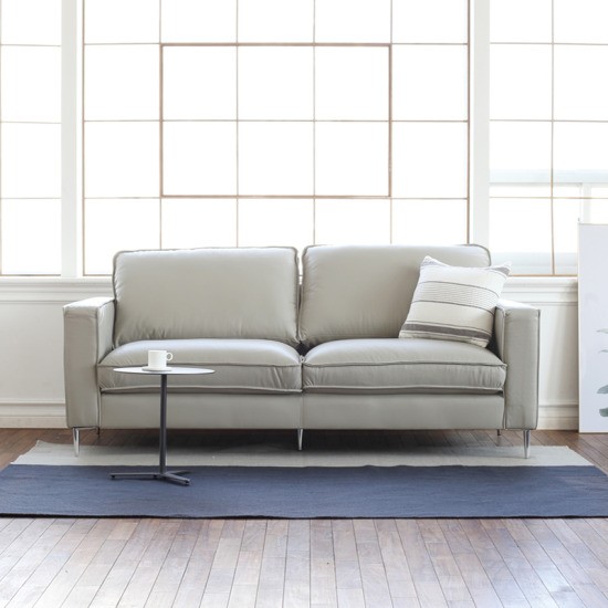 시스디자인 바움 천연가죽 소파 3인용 (스툴별도)_이미지