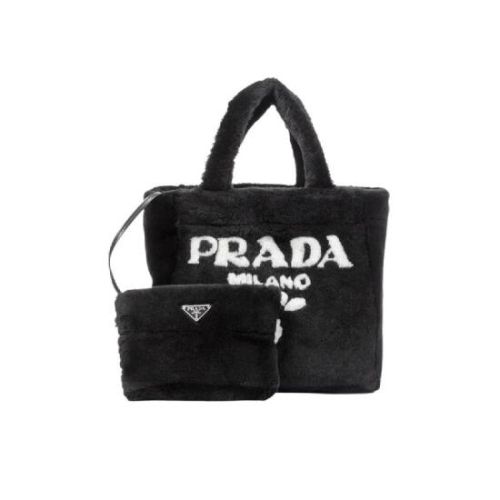 프라다 미디움 셔링 토트백 블랙 1BG374-2EC9-F0967_이미지