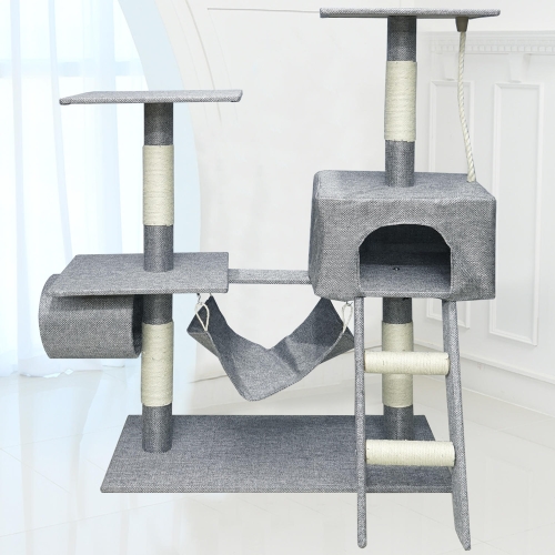 헬로망치 프리미엄 대형 직조 캣타워 W520_이미지