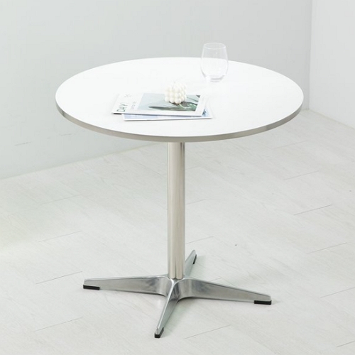 퓨리 원형 HPL 실버엣지 로켓 크로스 식탁 800