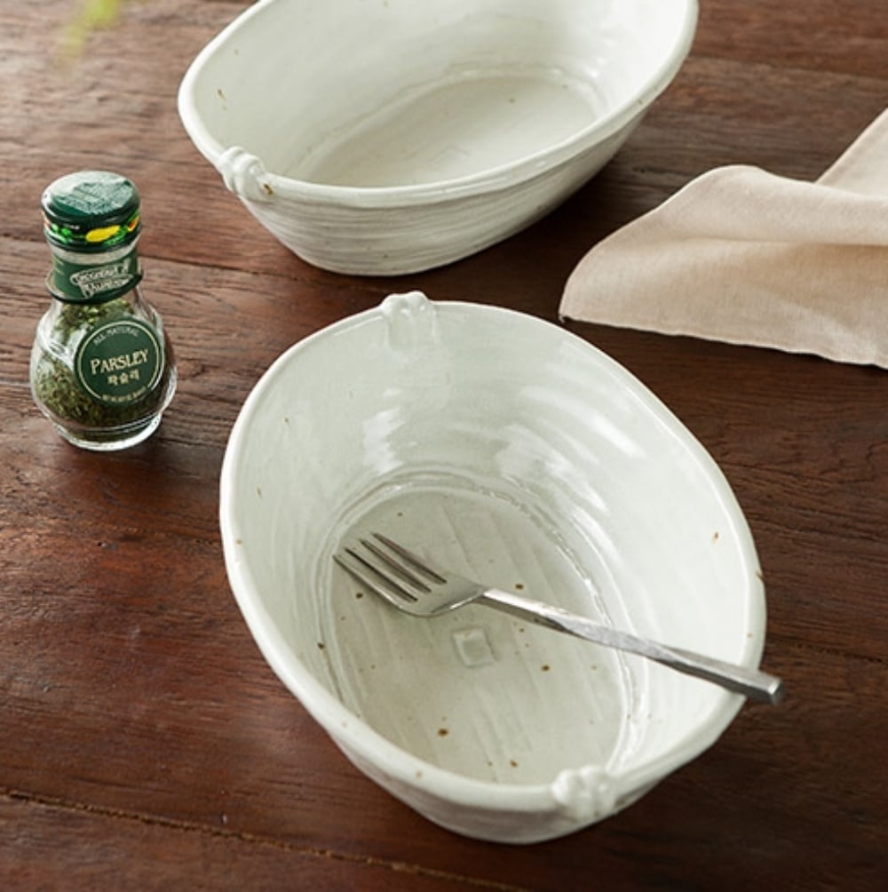 이진 돌비 화이트 고리 타원볼 25.5cm_이미지