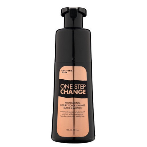 에이치엠제이코리아 꾸띄르헤어 컬러 체인지 블랙 샴푸 멋내기갈색 180ml (1개)