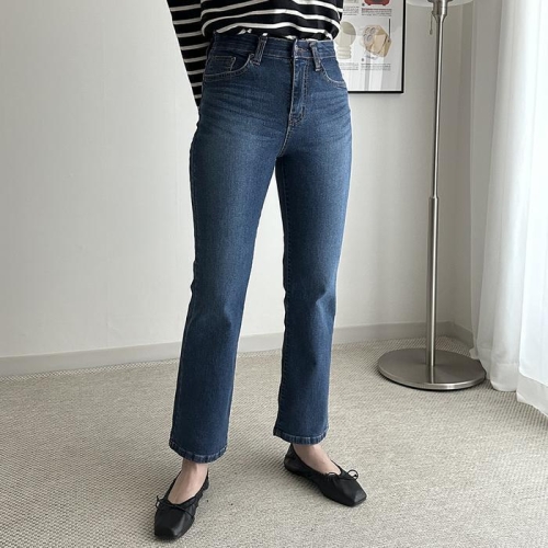 빅사이즈바지 Q981L603 판일자데님팬츠 LO 47225904