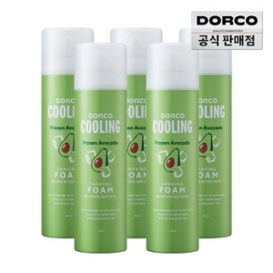 도루코 쿨링 프로즌 아보카도 쉐이빙폼  250ml (5개)_이미지