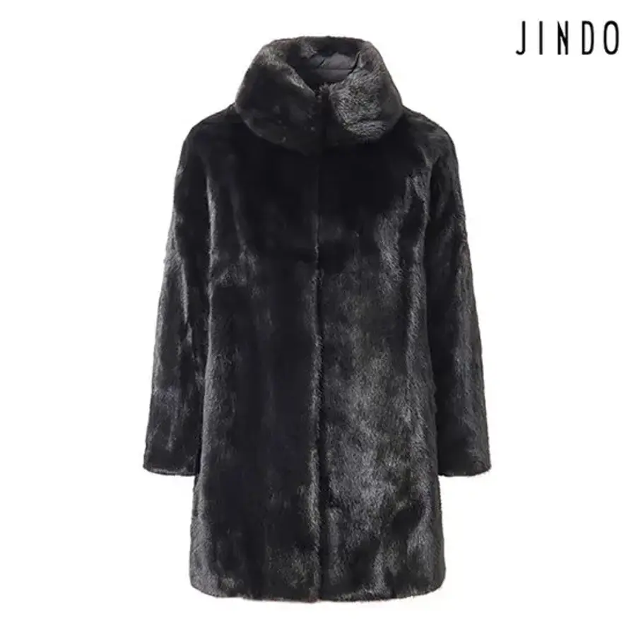 진도 모피 패디드 슬리브 밍크 하프코트 JMH274BK이미지입니다. 누르면 해당 게시물로 새창이동합니다.