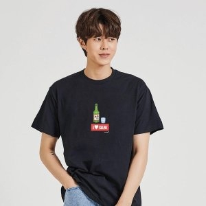  키밍 소주 한국 술 서빙알바 음식집직원티 W6D0099