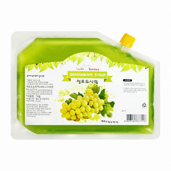 쥬피터 청포도 시럽 1kg (1개)_이미지