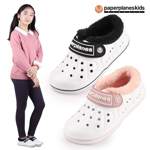 페이퍼플레인키즈 유아 털 실내화 아동 털신 겨울 EVA 키즈 PK3303