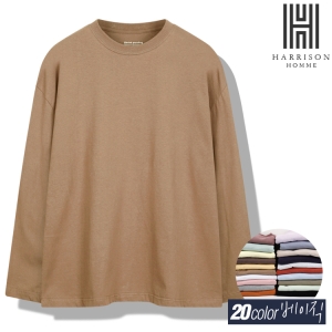 해리슨 남녀공용 라운드 무지 긴팔 티 HA-1031 INTF1025_이미지