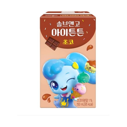 웅진식품 솔브앤고 아이튼튼 초코 150ml (24개)