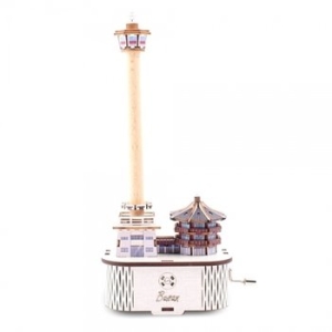 영공방 오르골만들기 DIY 수동 오르골 부산타워 YM86246_이미지