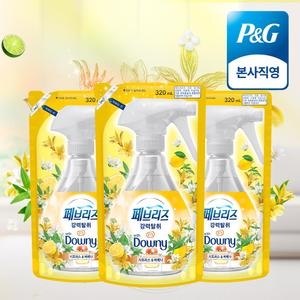 페브리즈 다우니 시트러스앤버베나 리필 320ml (3개)_이미지