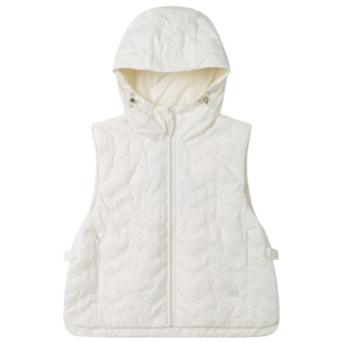 코오롱스포츠 키퍼 크롭 후드 인슐레이션 베스트 TVVAS26402IVO_이미지