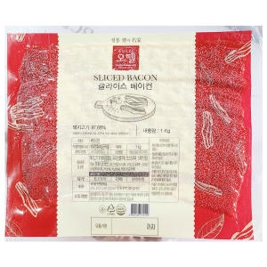 오뗄 베이컨 1kg (1개)_이미지