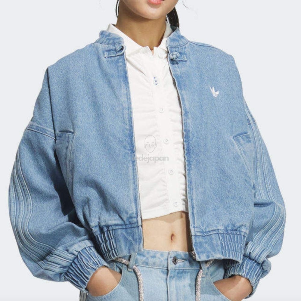 아디다스 데님 트랙탑 집업 청자켓 JZ9924_이미지