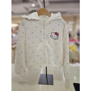 래핑차일드 NC 구로점 키티 레이스 후드 집업 85A29-111-51