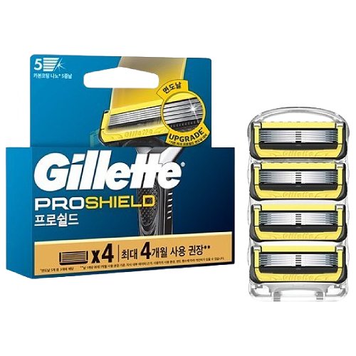 질레트 2024 프로쉴드 옐로우 면도날 (24개)