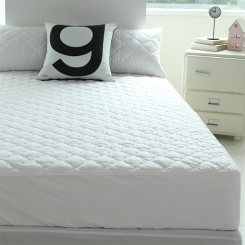 바숨 순면누빔 침대 매트리스커버 (맞춤제작, 210x200cm)_이미지