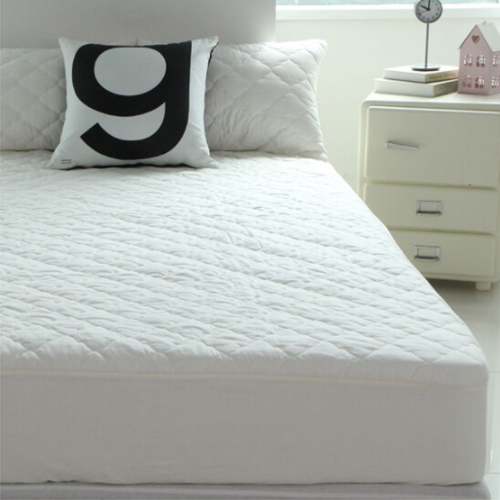 바숨 순면누빔 침대 매트리스커버 (맞춤제작, 210x200cm)_이미지